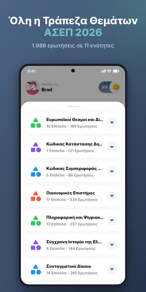 AsepGuide 2.0: όλη η Τράπεζα Θεμάτων ΑΣΕΠ 2026, 1.988 ερωτήσεις σε 11 ενότητες